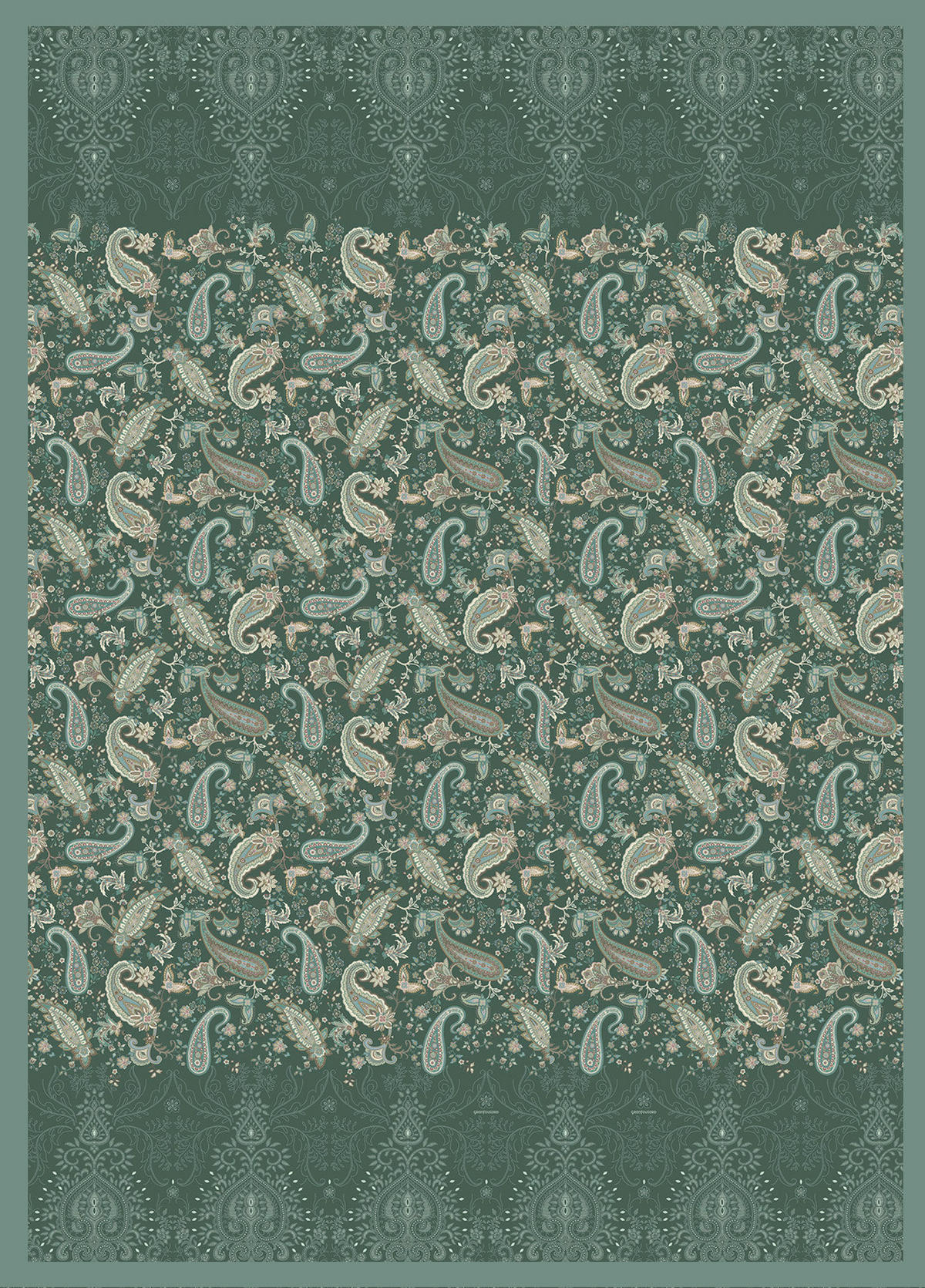 ODEJA  MONALISA  240/250 cm       zelena  - zelena, Design, tekstil (240/250cm) - Bassetti