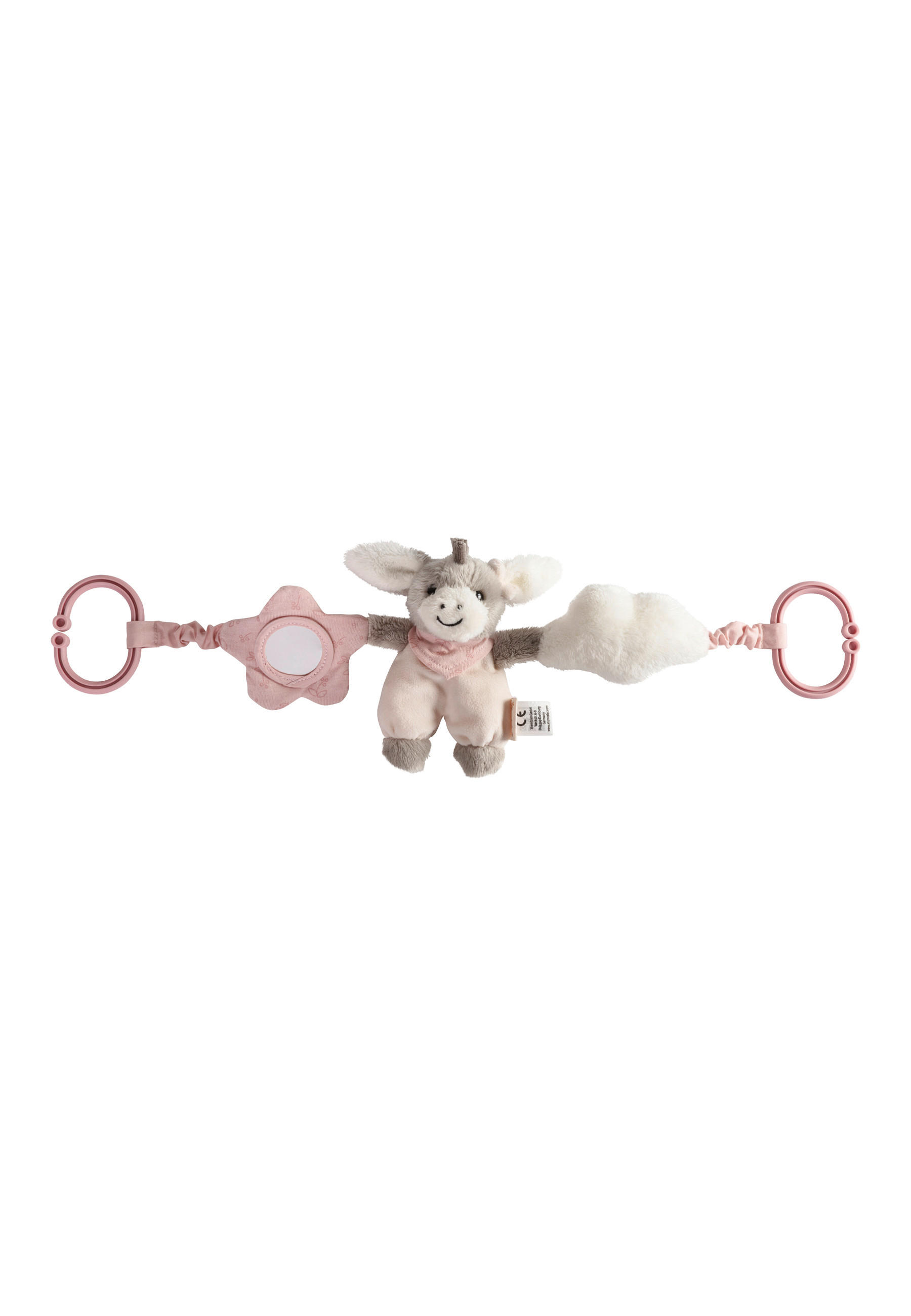 KINDERWAGENKETTE Emmi Girl - Hellrosa, Basics, Textil (50/14/6cm) - Sterntaler