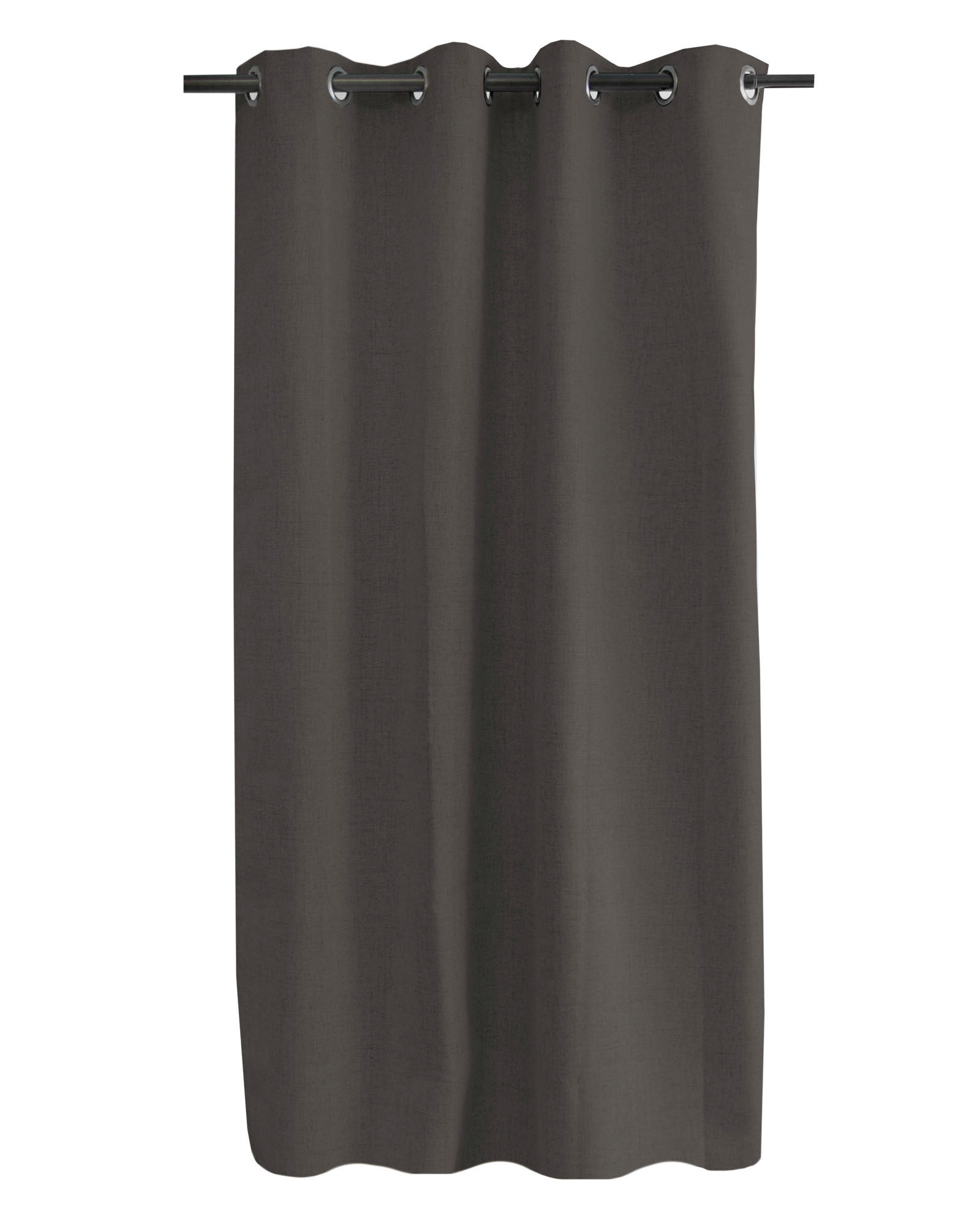 VERDUNKELUNGSVORHANG - Dunkelgrau, Basics, Textil (135/260cm)