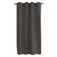 VERDUNKELUNGSVORHANG - Dunkelgrau, Basics, Textil (135/260cm)