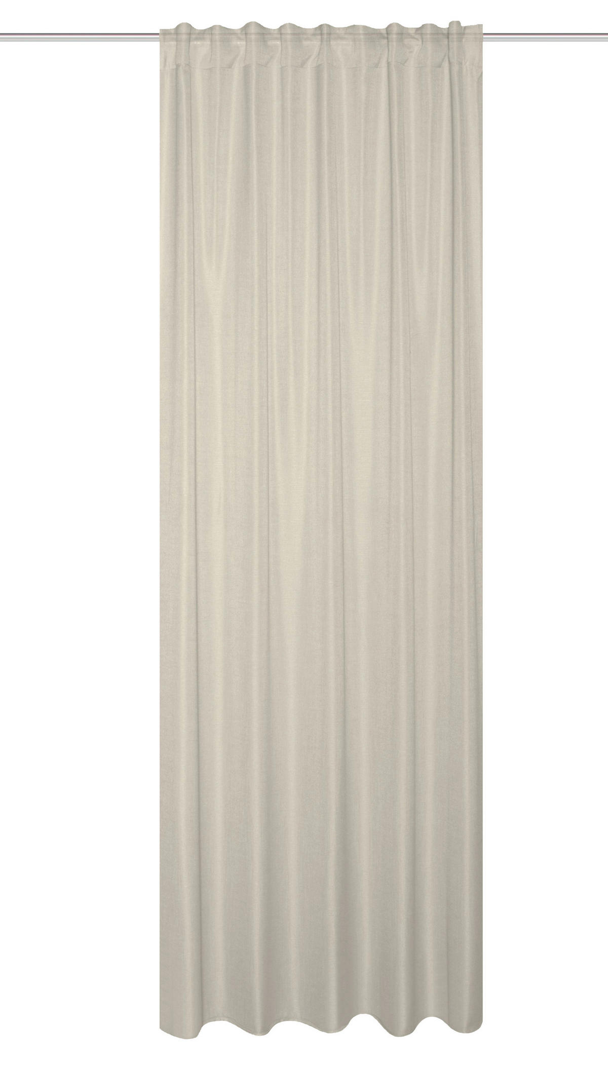 FERTIGVORHANG  halbtransparent   140/245 cm  - Taupe, Basics, Textil (140/245cm) - Boxxx