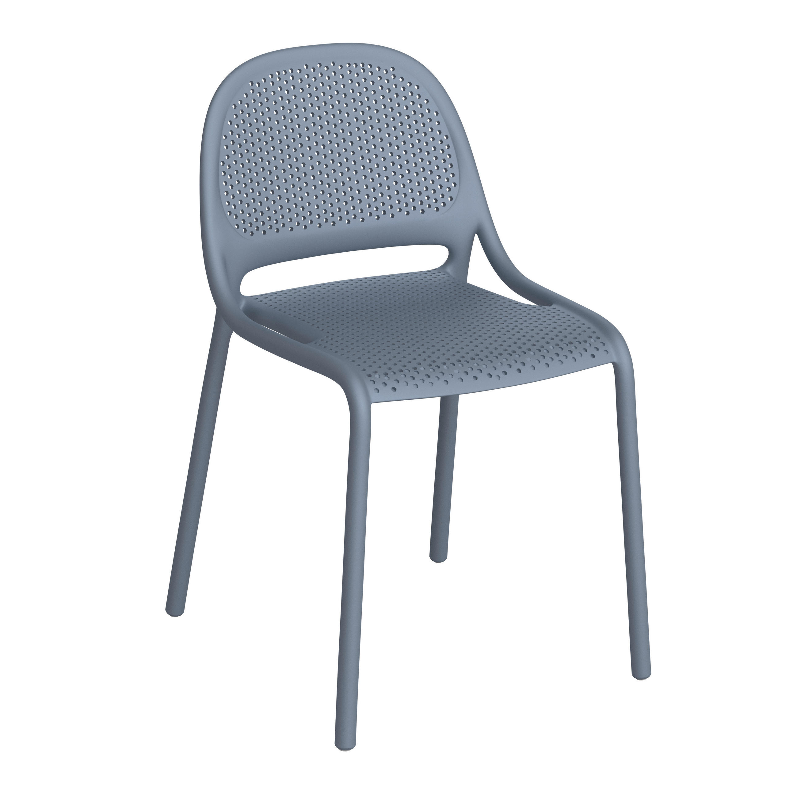 GARTENSTUHL Grau  - Grau, MODERN, Kunststoff (50/81/55cm) - Ambia Garden