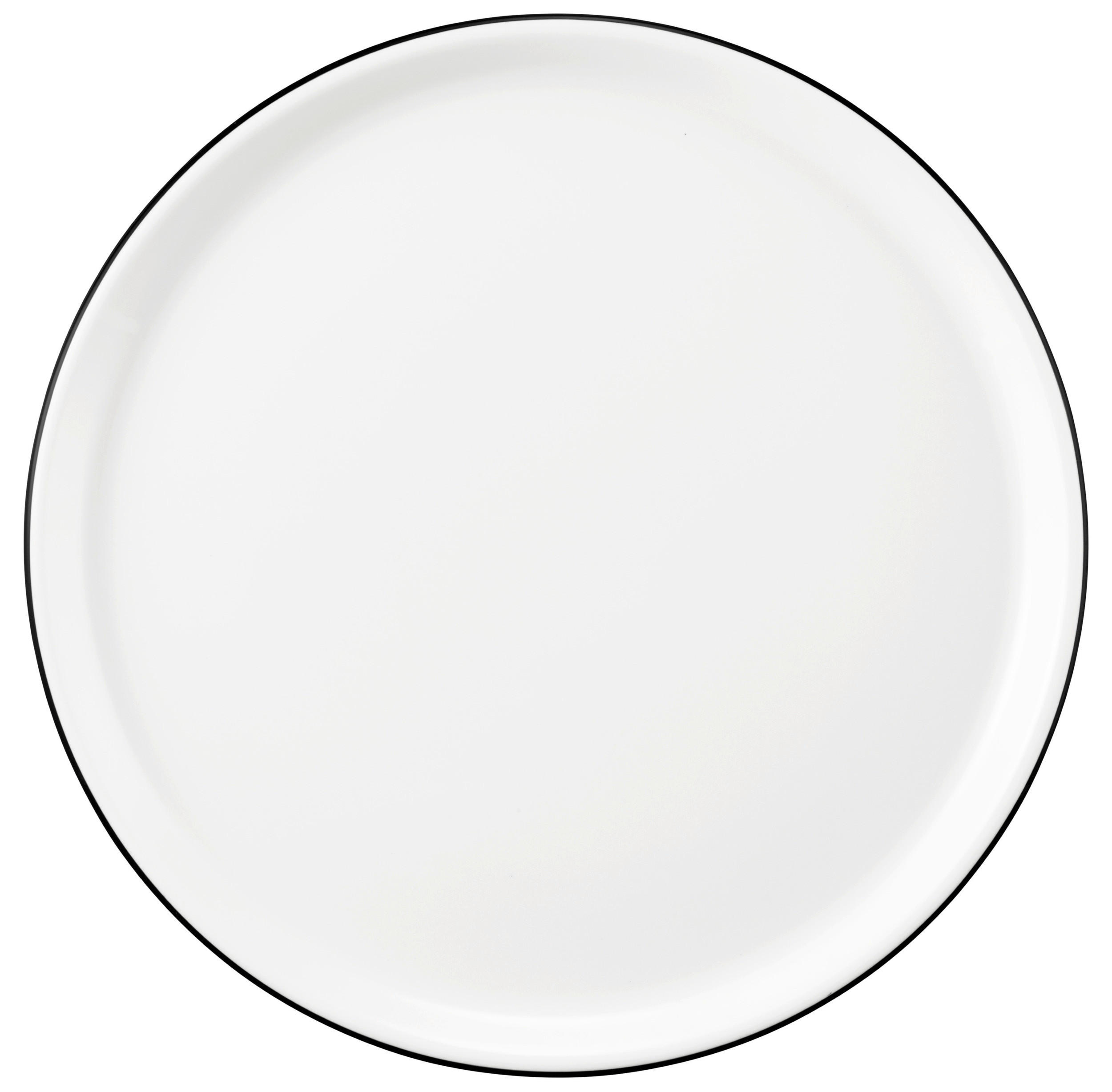 PIZZATELLER Porzellan Modern Life Black line  - Schwarz/Weiß, KONVENTIONELL, Keramik (30cm) - Seltmann Weiden