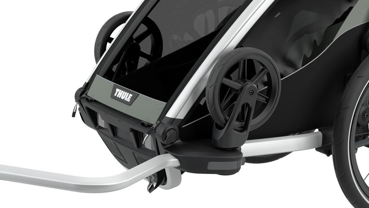FAHRRADANHÄNGER   Charoit Lite 1  - Grün, LIFESTYLE, Metall (64,5/89-112/85,5cm) - Thule