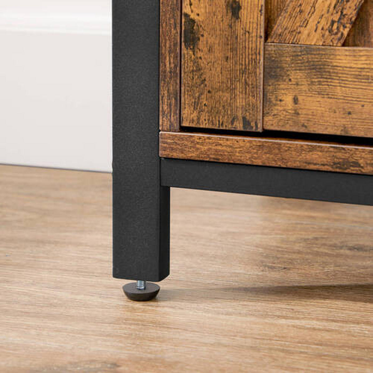 KOMMODE  in 70/80/30 cm  - Schwarz/Braun, Trend, Holzwerkstoff/Metall (70/80/30cm) - Boxxx