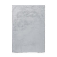 KOBEREC S VYSOKÝM VLASEM, 80/150 cm, modrá, šedá - šedá/modrá, Trend, textil (80/150cm)
