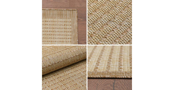 OUTDOORTEPPICH 120 cm GIZA  - Beige, Basics, Textil (120cm) - Novel