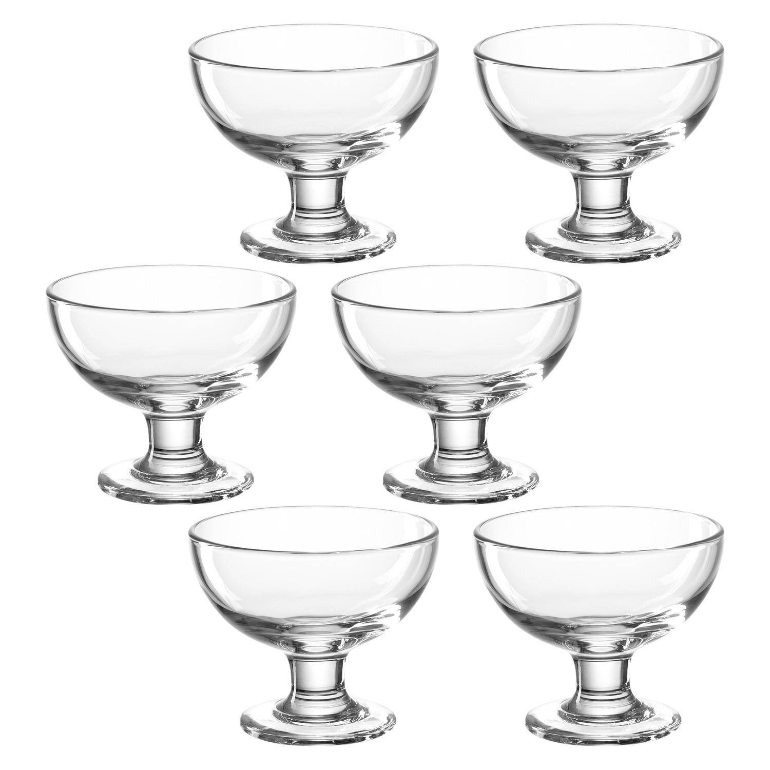 DESSERTSCHALE Cucina  - Klar, Basics, Glas (12/10/12cm) - Leonardo
