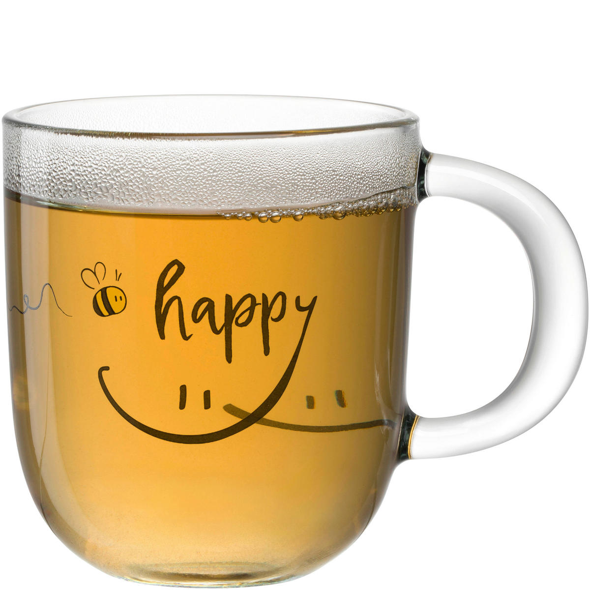 TASSE EMOZIONE   400 ml  - Transparent/Gelb, Basics, Glas (12,5/10,0/8,7cm) - Leonardo