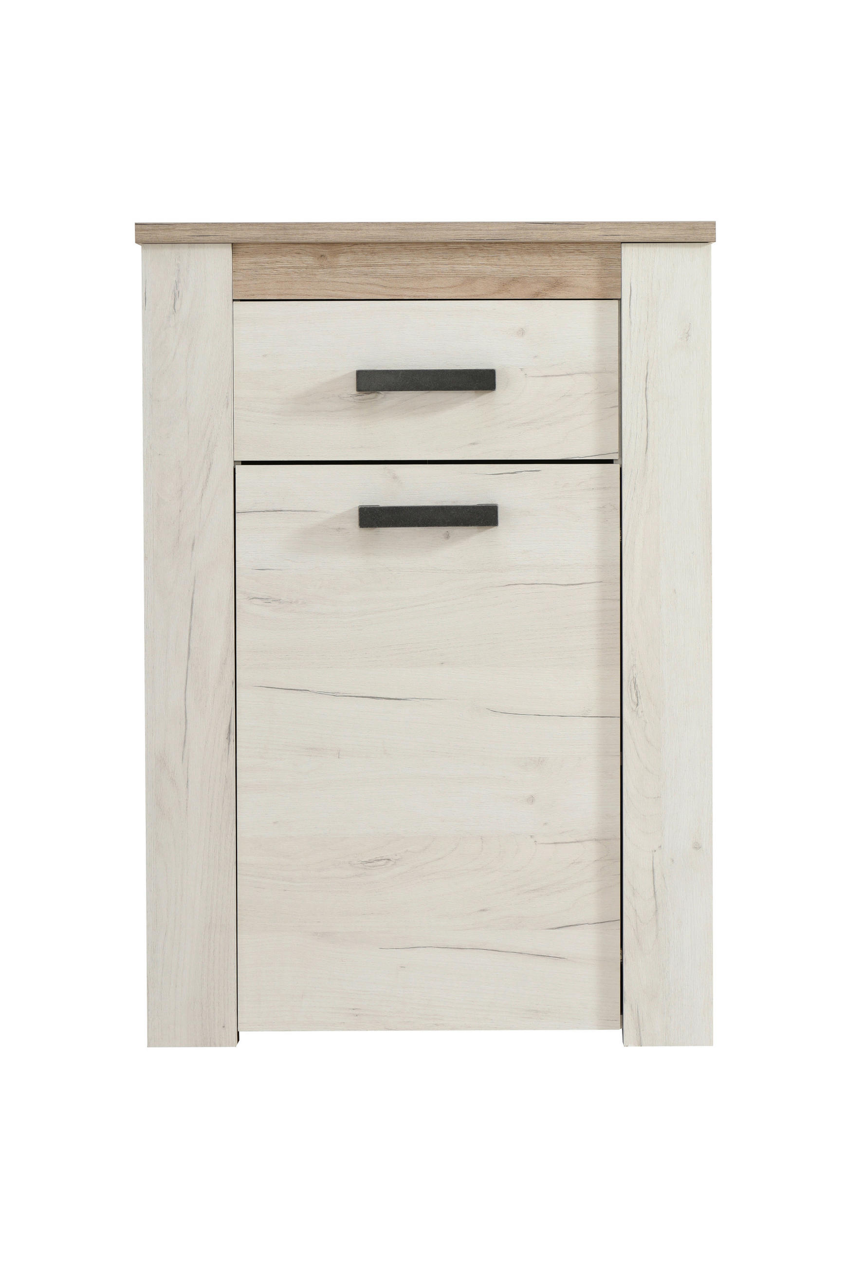CIPŐSSZEKRÉNY 68,5/98/36,5 cm  - tölgyfa, Basics, faalapú anyag (68,5/98/36,5cm) - Carryhome