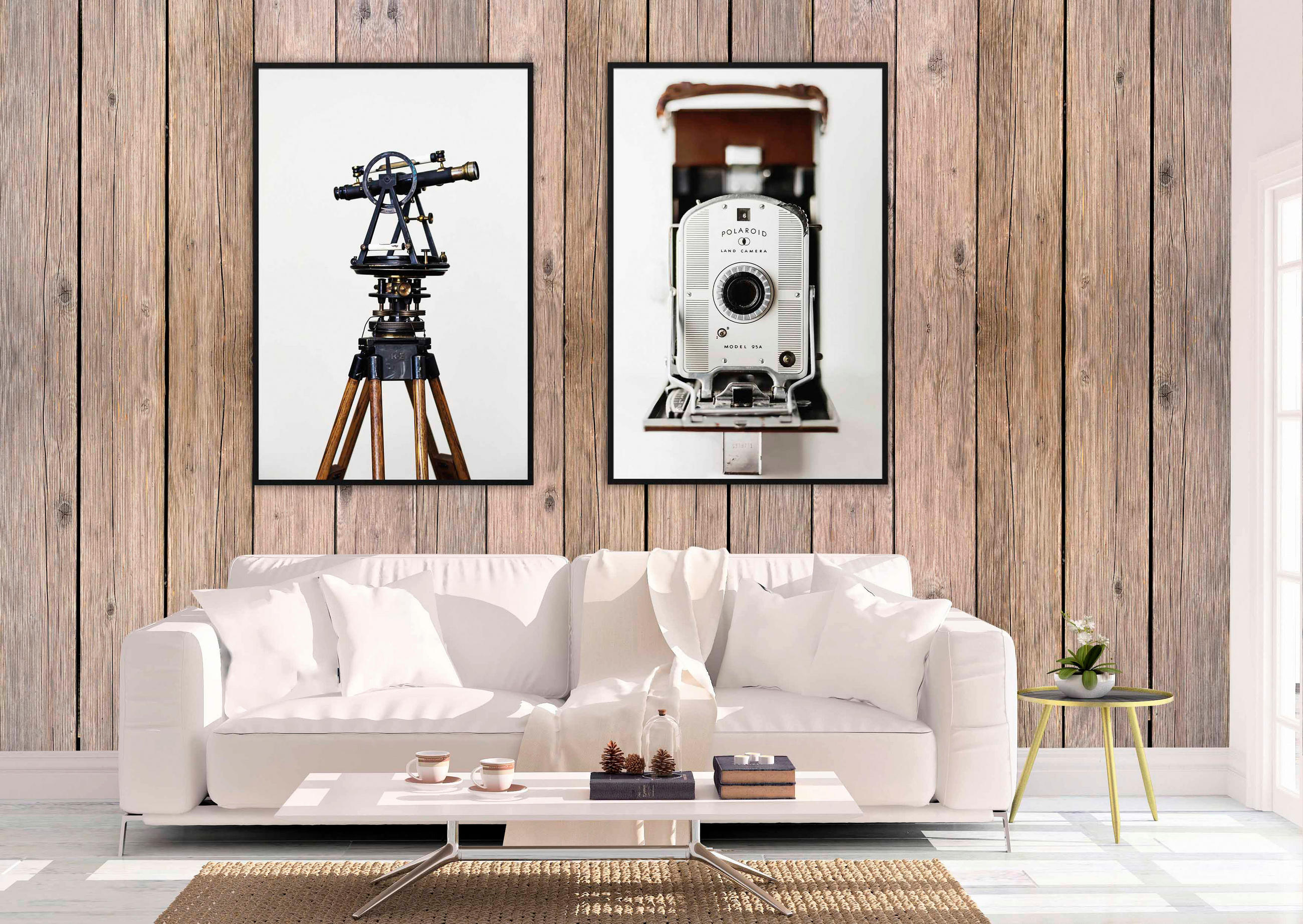 BILD 98/148 cm  - Beige/Schwarz, Design, Holz/Kunststoff (98/148cm)