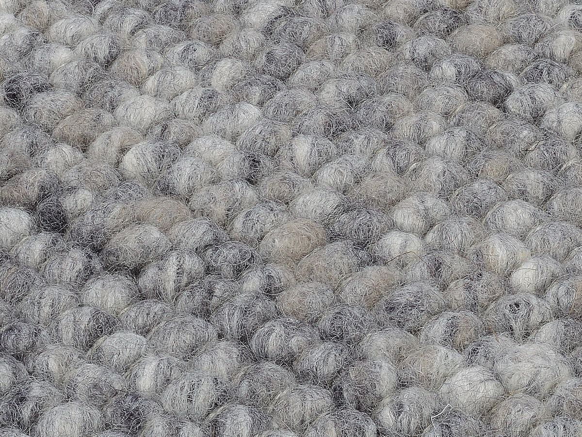 HANDWEBTEPPICH 200/300 cm Helsinki Grau  - Grau, Basics, Textil (200/300cm) - Linea Natura