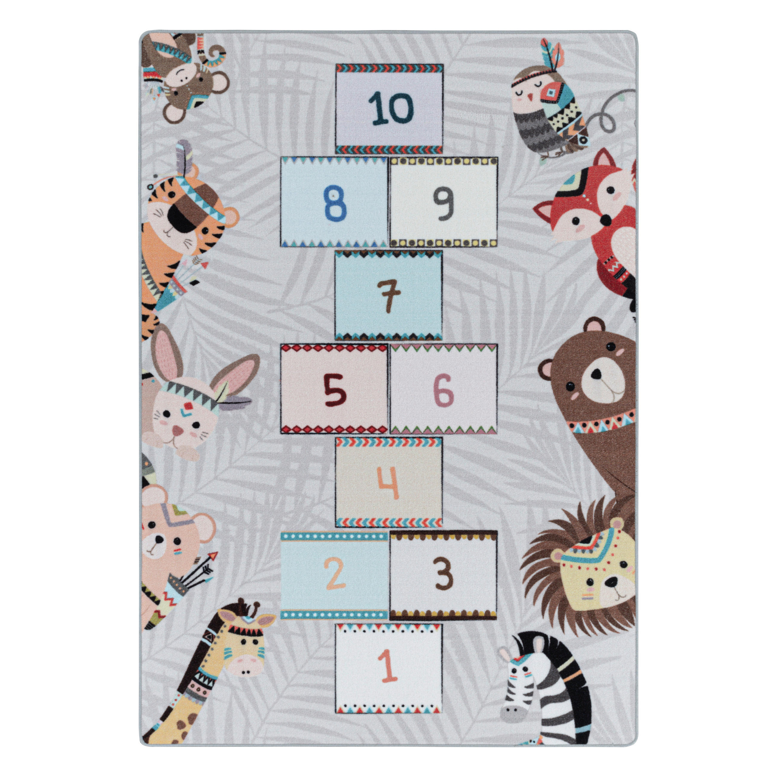 BARNMATTA 80/120 cm Play 2903 grau  - grå, Basics, textil/plast (80/120cm)
