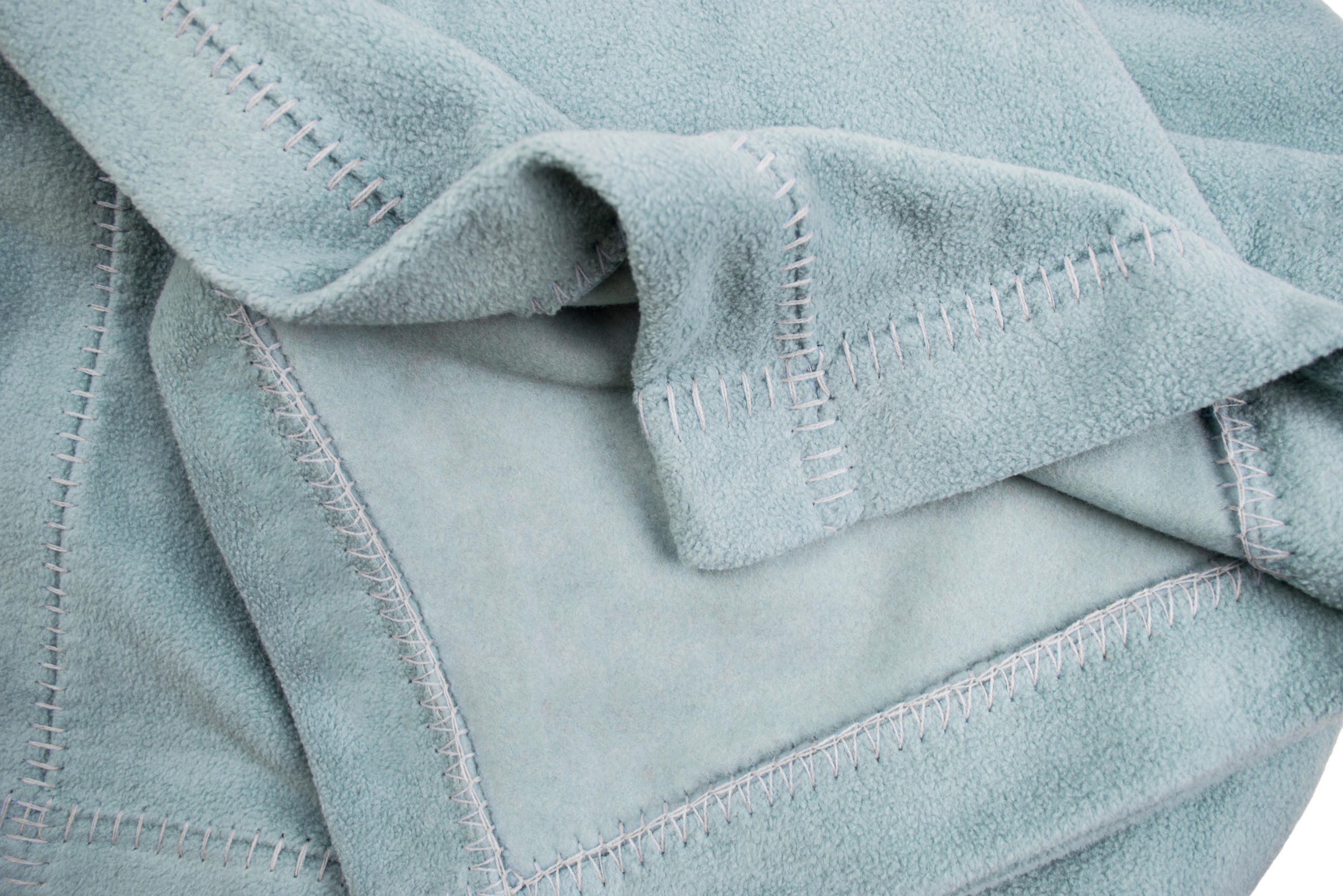 FLEECEDECKE Soft Greeny 140/190 cm  - Hellblau, KONVENTIONELL, Textil (140/190cm) - Zoeppritz