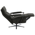 RELAXSESSEL in Textil Schwarzbraun  - Schwarzbraun/Schwarz, Design, Textil/Metall (68/117/85cm) - Cantus