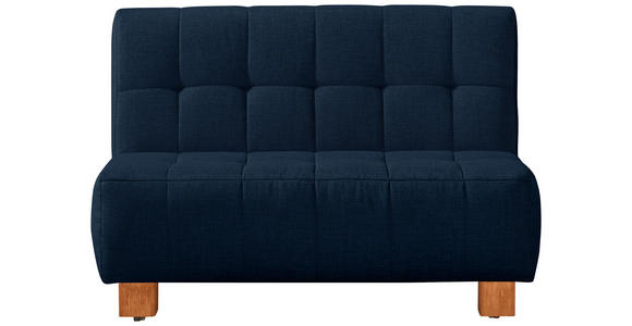 SCHLAFSOFA Juice in Dunkelblau  - Naturfarben/Dunkelblau, Design, Holz/Textil (125/92/102cm) - Novel
