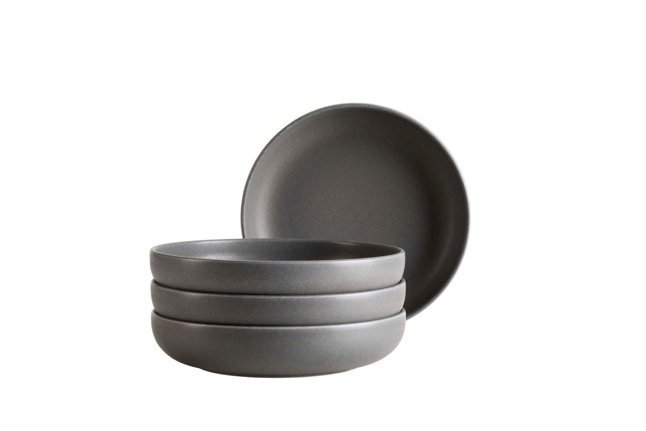 SCHÜSSELSET Unico 4-teilig  - Anthrazit, Basics, Keramik - Mäser