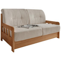 SCHLAFSOFA Cord Kieferfarben, Beige  - Beige/Kieferfarben, MODERN, Textil (154/88/90cm) - Livetastic