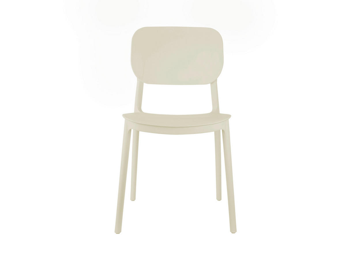 STUHL Weiß  - Weiß, Basics, Kunststoff (49/81,5/42cm) - Leitmotiv