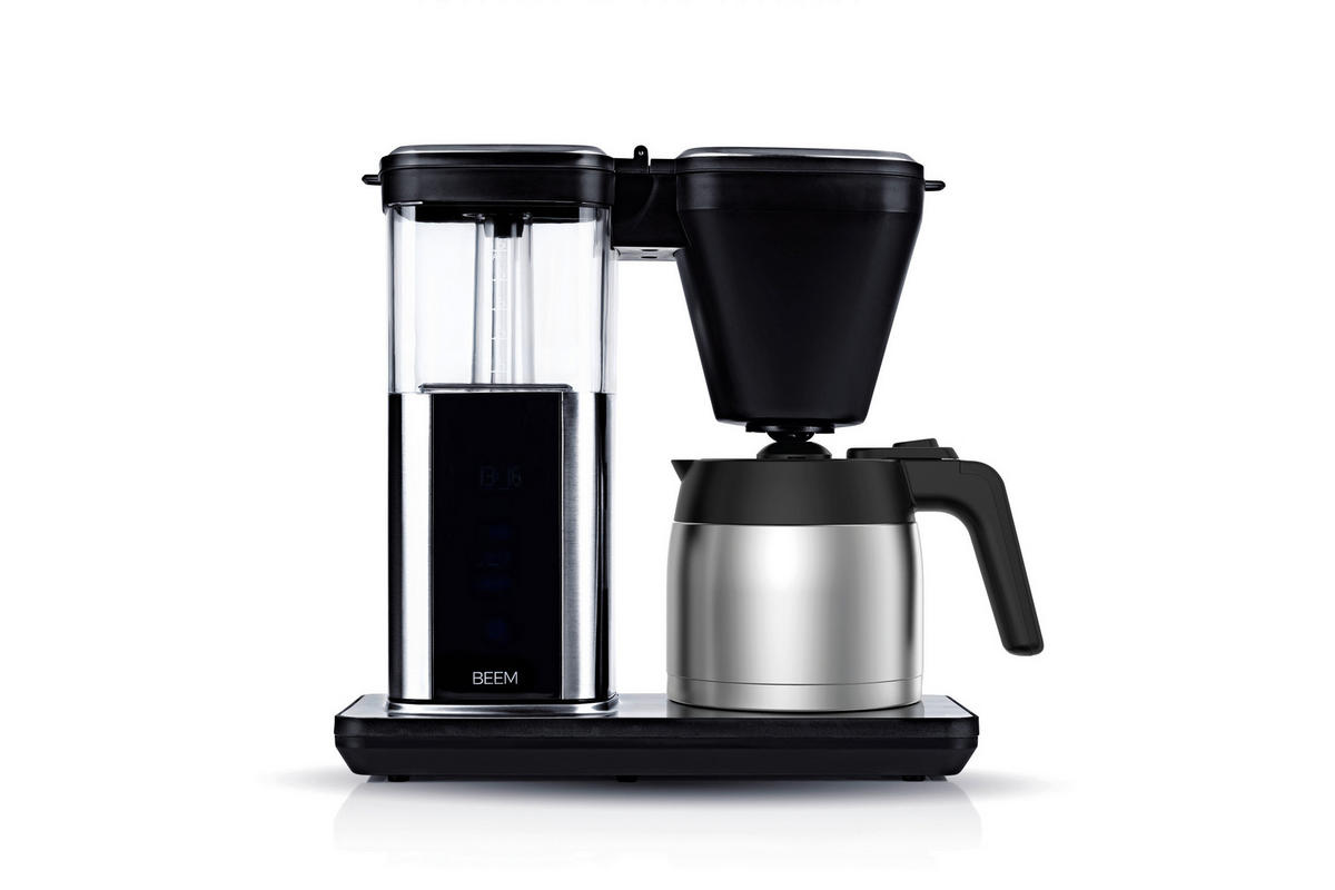 FILTERKAFFEEMASCHINE  - Edelstahlfarben/Schwarz, Trend, Kunststoff/Metall (40/21/40cm) - Beem