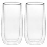 TEEGLAS  2-teilig  - Klar, Design, Glas (6,5/15cm) - Novel