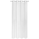 ÖSENVORHANG transparent  - Weiß, Basics, Textil (135/245cm) - Esposa