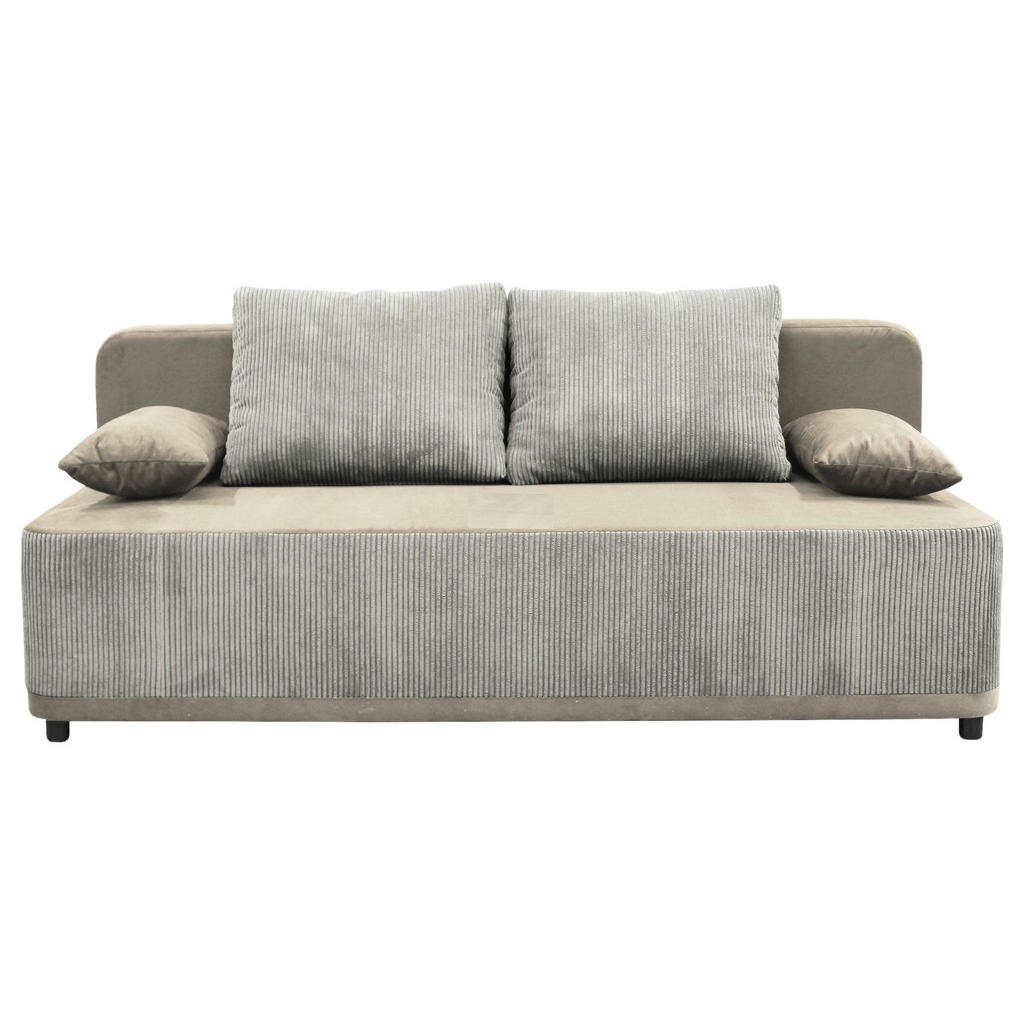 MID.YOU ROZKLADACIA POHOVKA, textil, krémová