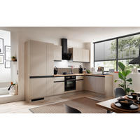 ECKKÜCHE 310/175 cm  in Seidengrau  - Eichefarben/Seidengrau, Trend, Holzwerkstoff/Metall (310/175cm) - P & B