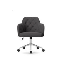 DREHSTUHL  in Grau  - Silberfarben/Grau, Design, Holzwerkstoff/Textil (66/99/57cm) - MID.YOU