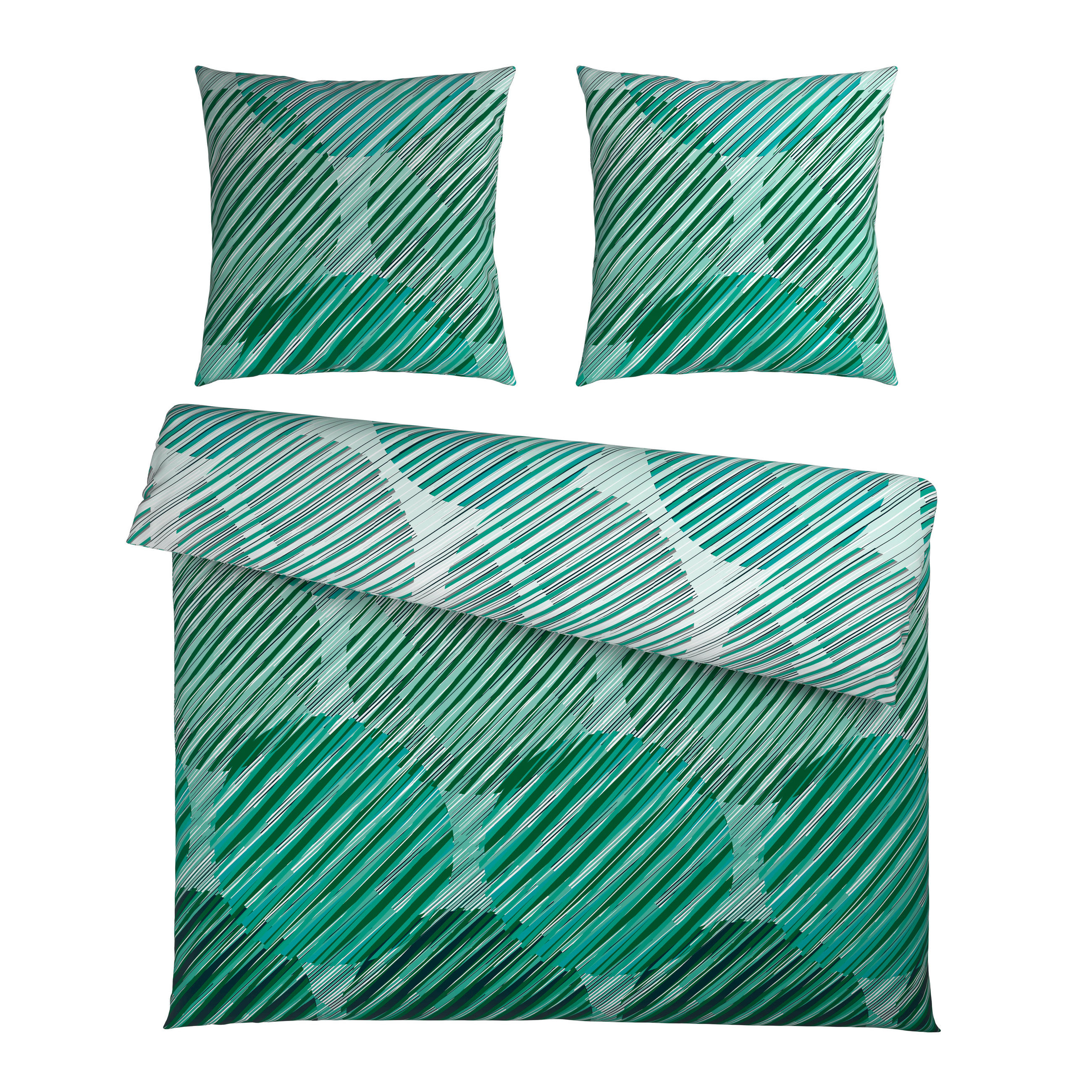 BETTWÄSCHE Renforcé 200/200 cm  - Türkis, Textil (200/200cm) - Novel