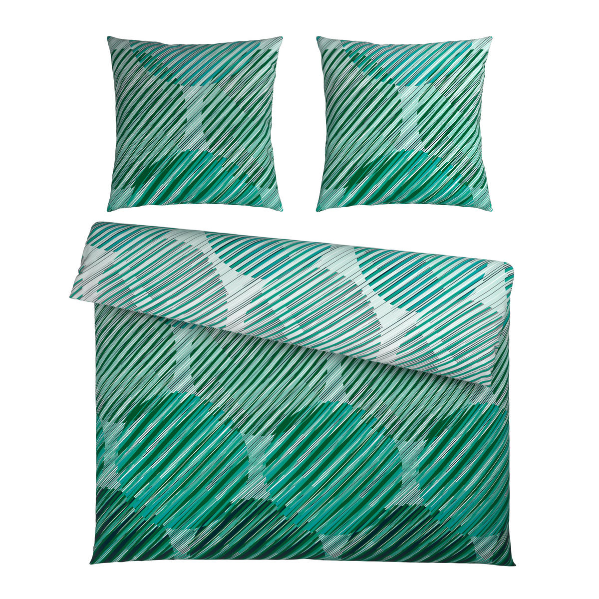 BETTWÄSCHE Renforcé 200/200 cm  - Türkis, Textil (200/200cm) - Novel