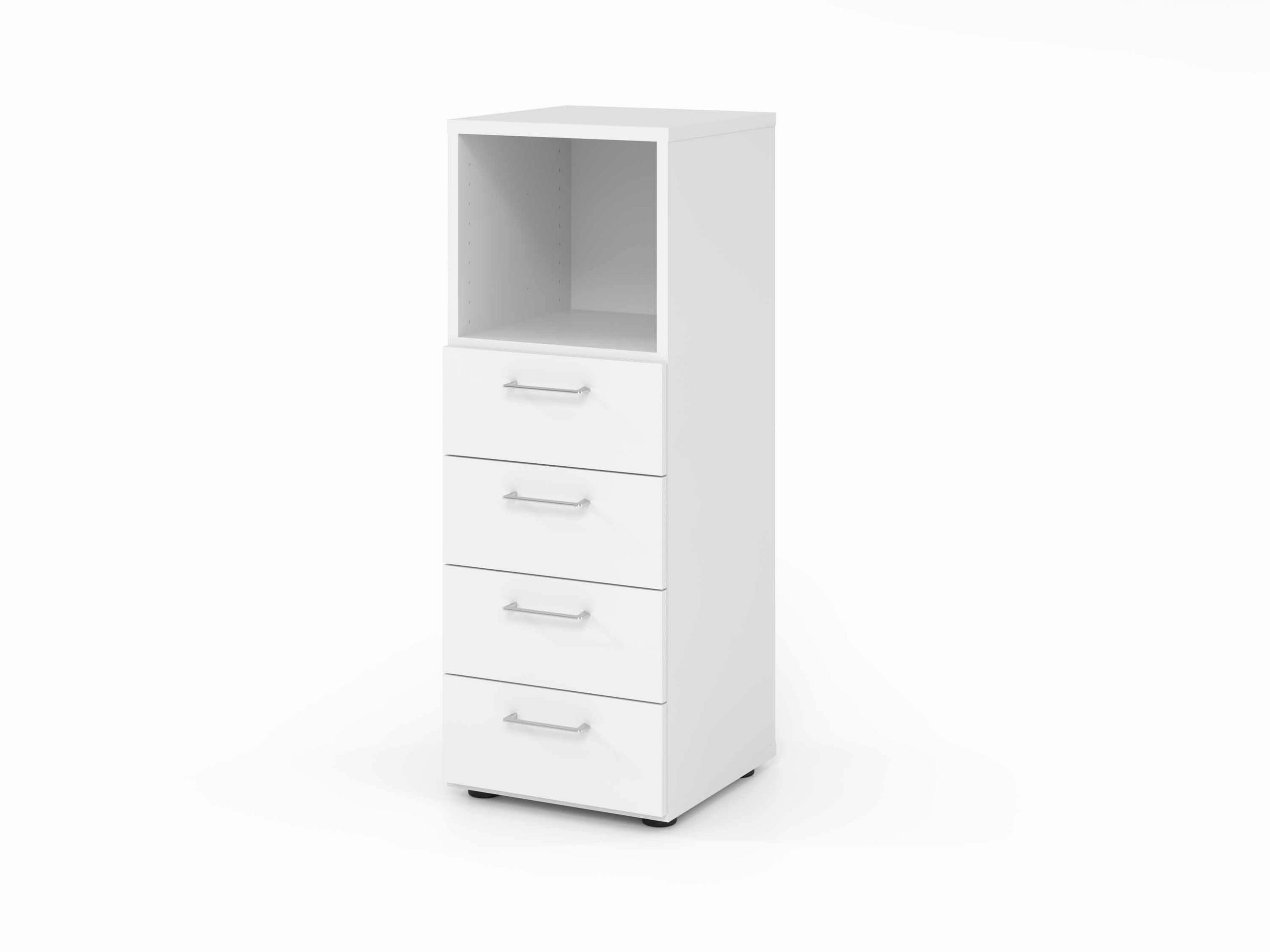 AKTENSCHRANK Weiß  - Weiß, Basics, Holzwerkstoff (40/110/41,7cm) - Venda