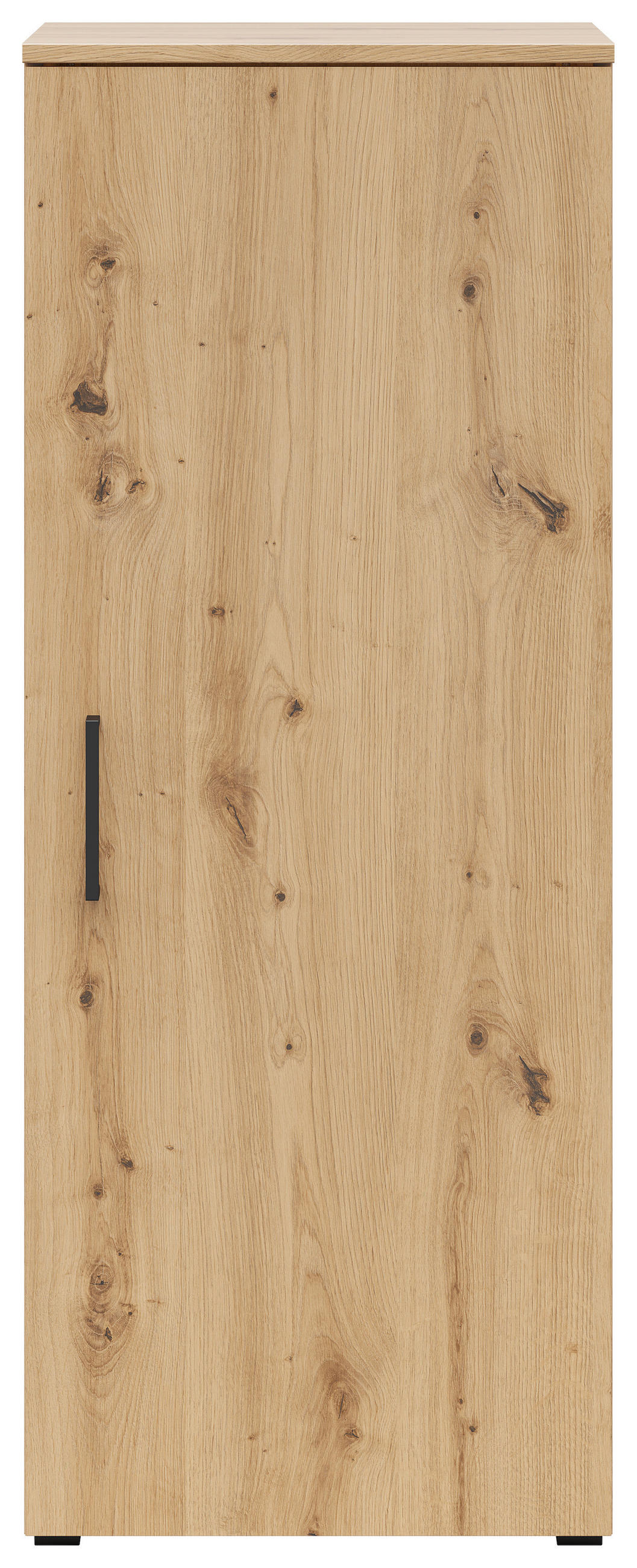 KOMMODE 45/115/40 cm  in Eiche Artisan  - Anthrazit/Schwarz, Modern, Holzwerkstoff/Kunststoff (45/115/40cm)
