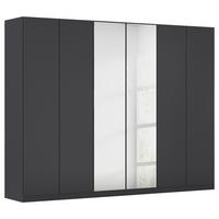 FALTTÜRENSCHRANK in Dunkelgrau  - Dunkelgrau, Holzwerkstoff (271/210/54cm) - Boxxx