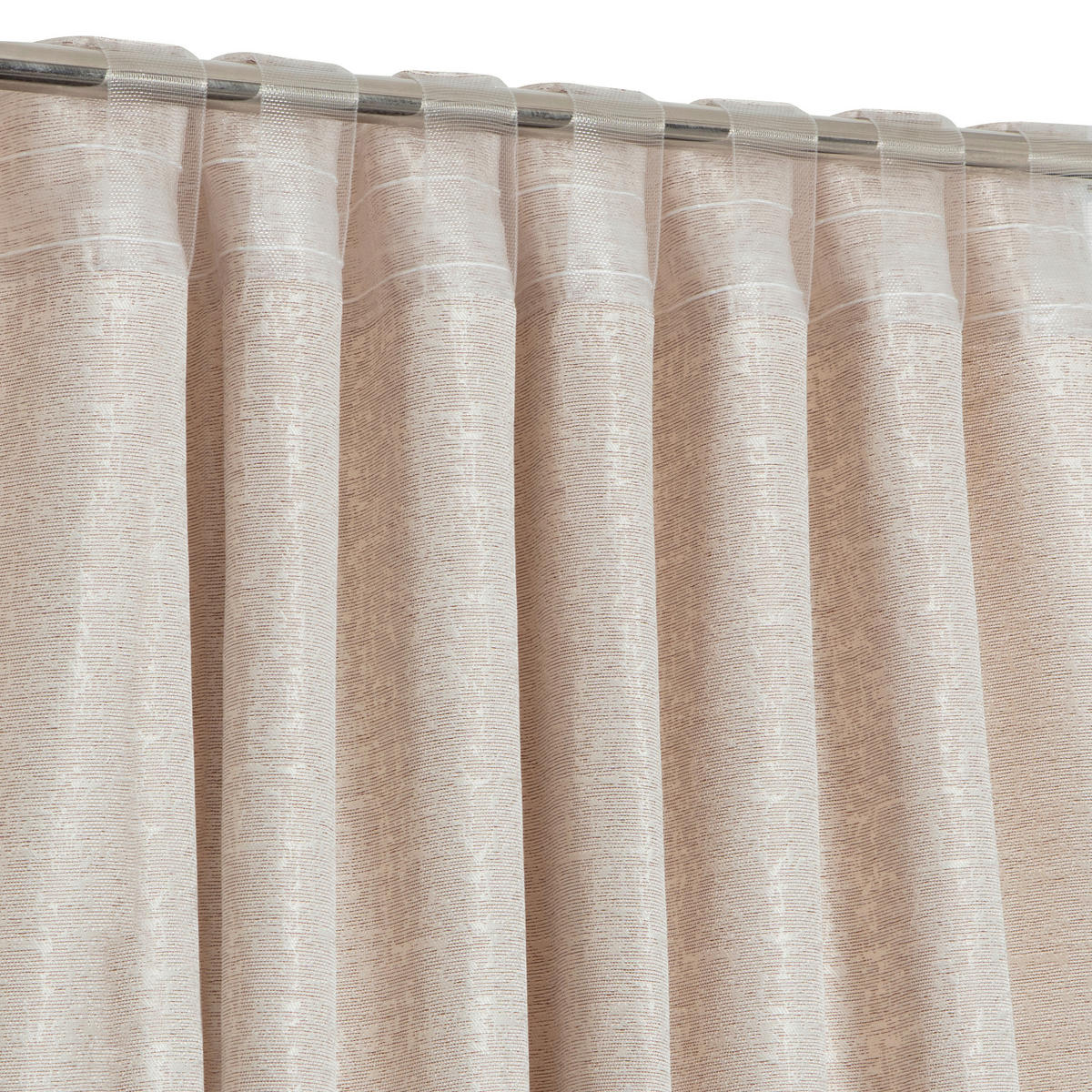 FERTIGVORHANG  blickdicht   200/280 cm  - Ecru, Basics, Textil (200/280cm)