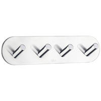 HAKENLEISTE  in Chromfarben  - Chromfarben, Basics, Metall (19/4,8/3cm)