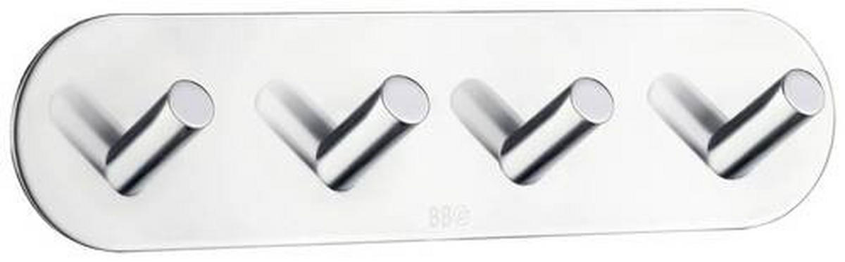 HAKENLEISTE  in Chromfarben  - Chromfarben, Basics, Metall (19/4,8/3cm)