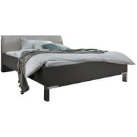 BETT 180/200 cm,  in Hellgrau, Dunkelgrau,  - Dunkelgrau/Hellgrau, KONVENTIONELL, Metall (180/200cm) - Venda