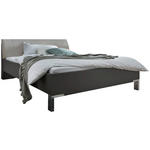 BETT 180/200 cm  in Hellgrau, Dunkelgrau  - Dunkelgrau/Hellgrau, KONVENTIONELL, Holzwerkstoff/Textil (180/200cm) - Venda