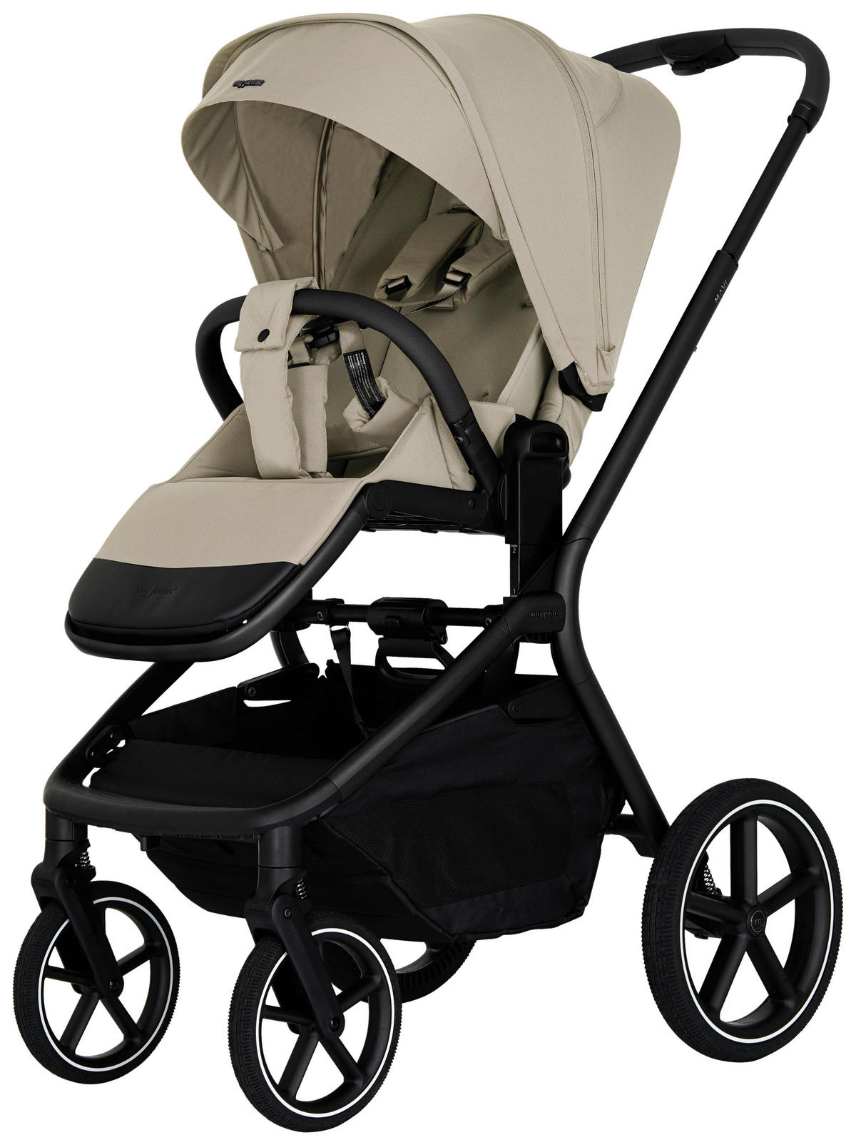 KOMBIKINDERWAGEN MAVI  - Sandfarben, Trend, Textil/Metall (92/55/110,5cm)