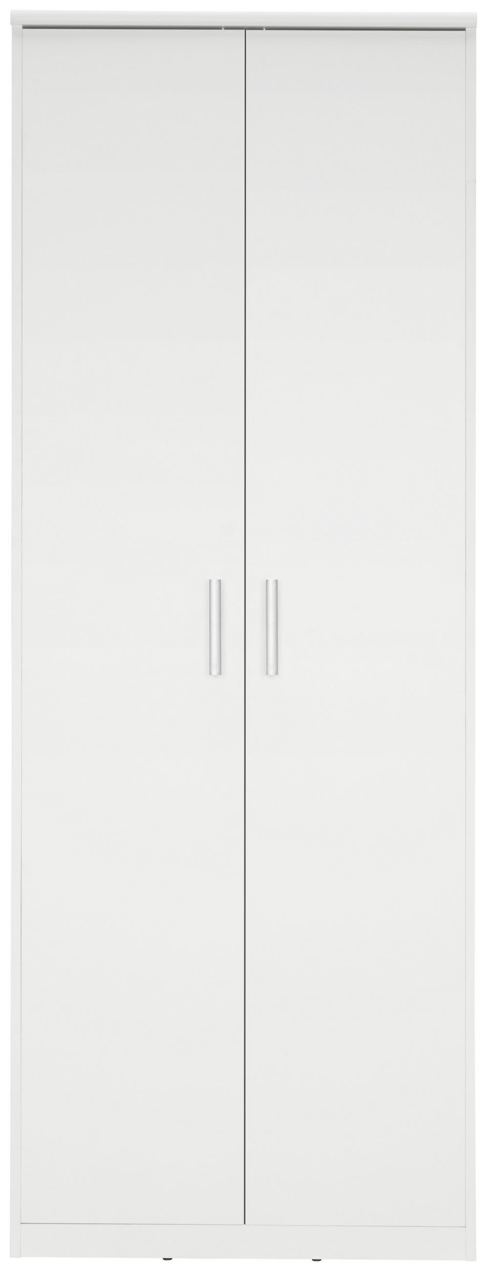 VIACÚČELOVÁ SKRIŇA, biela, 72/194/36 cm - čierna/biela, Konventionell, kompozitné drevo/plast (72/194/36cm) - Xora