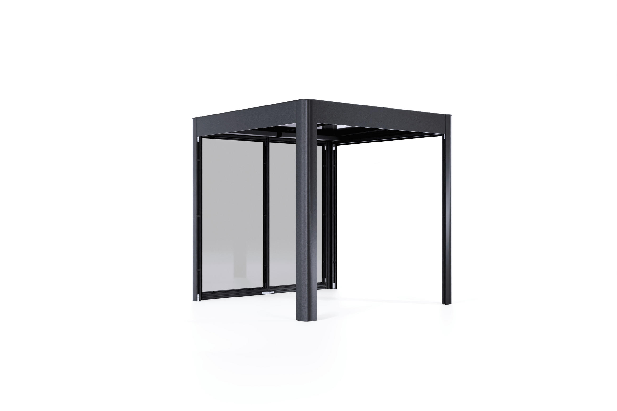 GERÄTEHAUS 233/229/233 cm  - Anthrazit, Basics, Kunststoff/Metall (233/229/233cm)