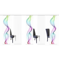 FLÄCHENVORHANG in Multicolor halbtransparent  - Multicolor, Design, Textil (5x60/245cm)