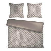 WENDEBETTWÄSCHE STRIPES DK Satin 200/200 cm  - Silberfarben, Design, Textil (200/200cm) - Dieter Knoll