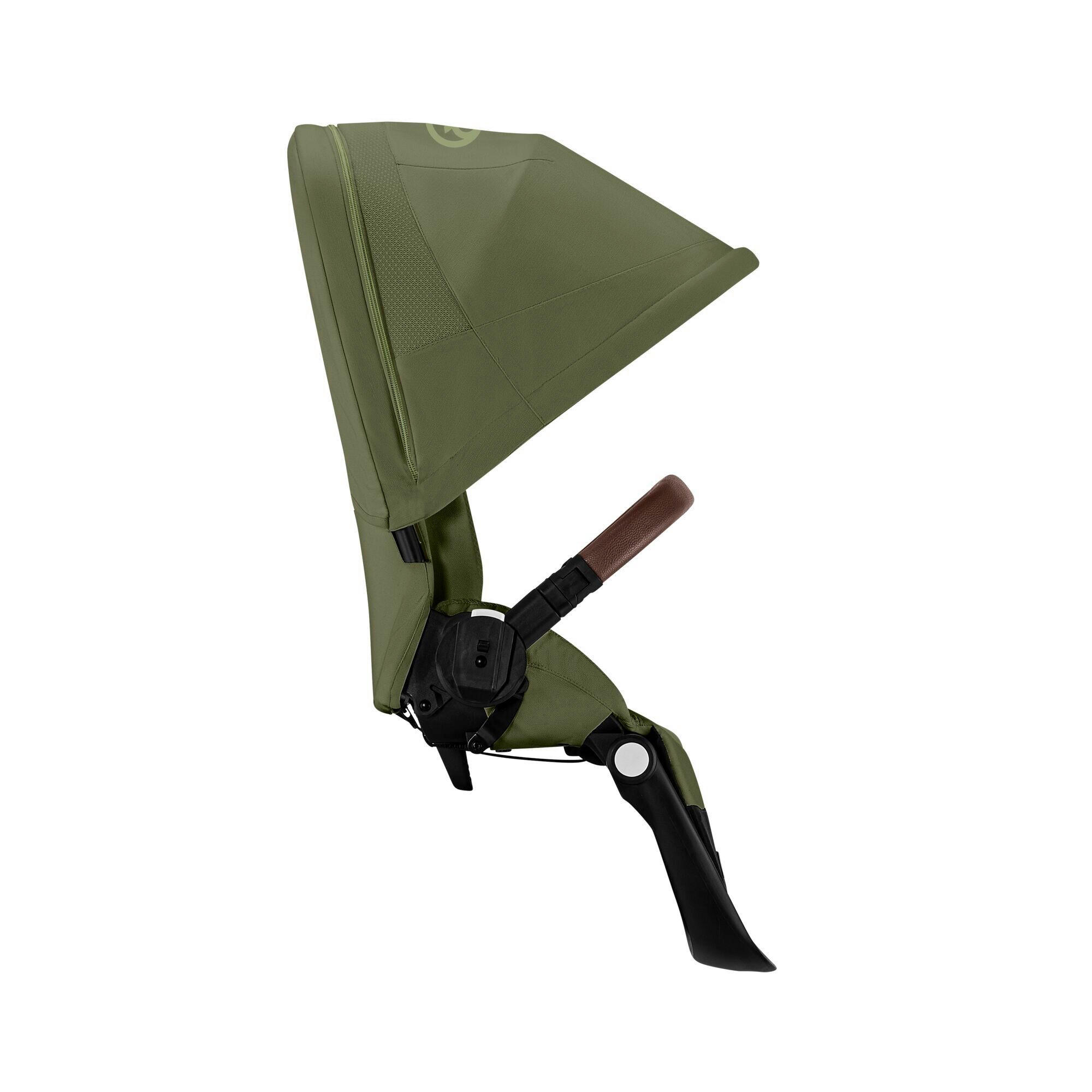 SPORTWAGENAUFSATZ  Gazelle S  Moss Green  - Waldgrün, Basics, Textil (43/21/54cm) - cybex GOLD