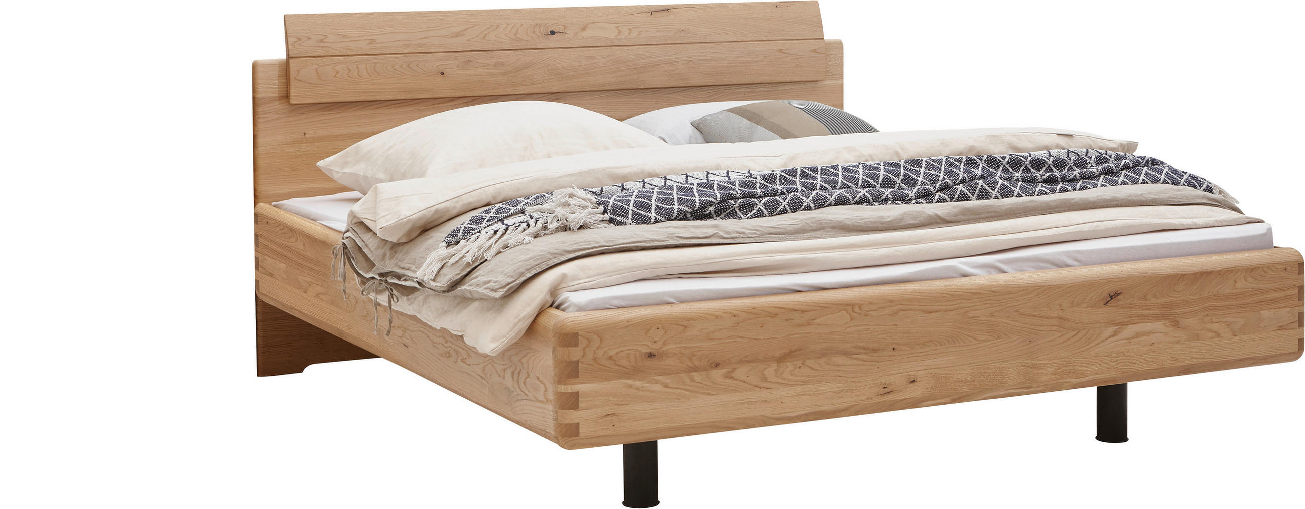 BETTANLAGE 180/200 cm  in Eichefarben   - Eichefarben, Natur, Holz (180/200cm) - Valnatura