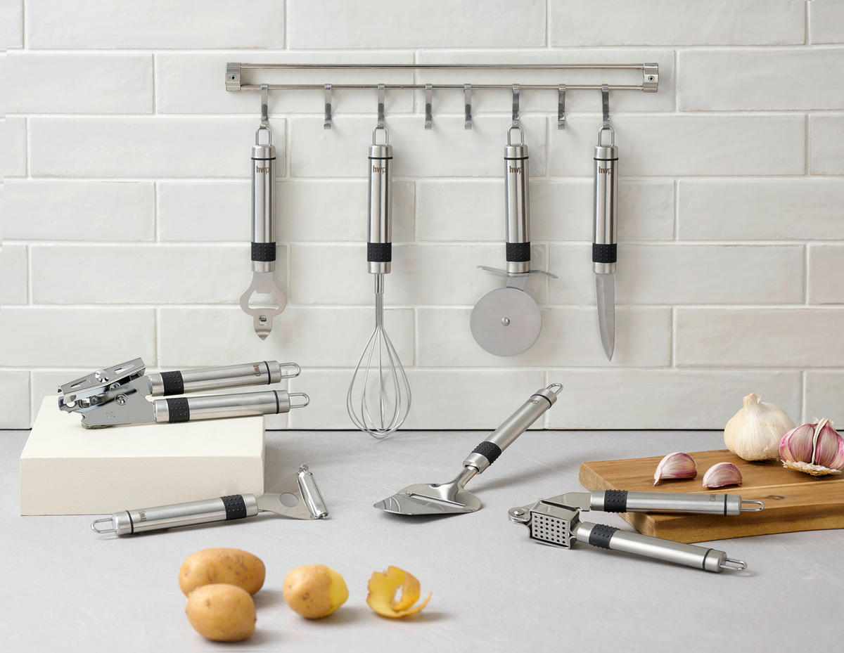 KÜCHENHELFERSET  - Edelstahlfarben, Basics, Kunststoff/Metall - Homeware Profession.