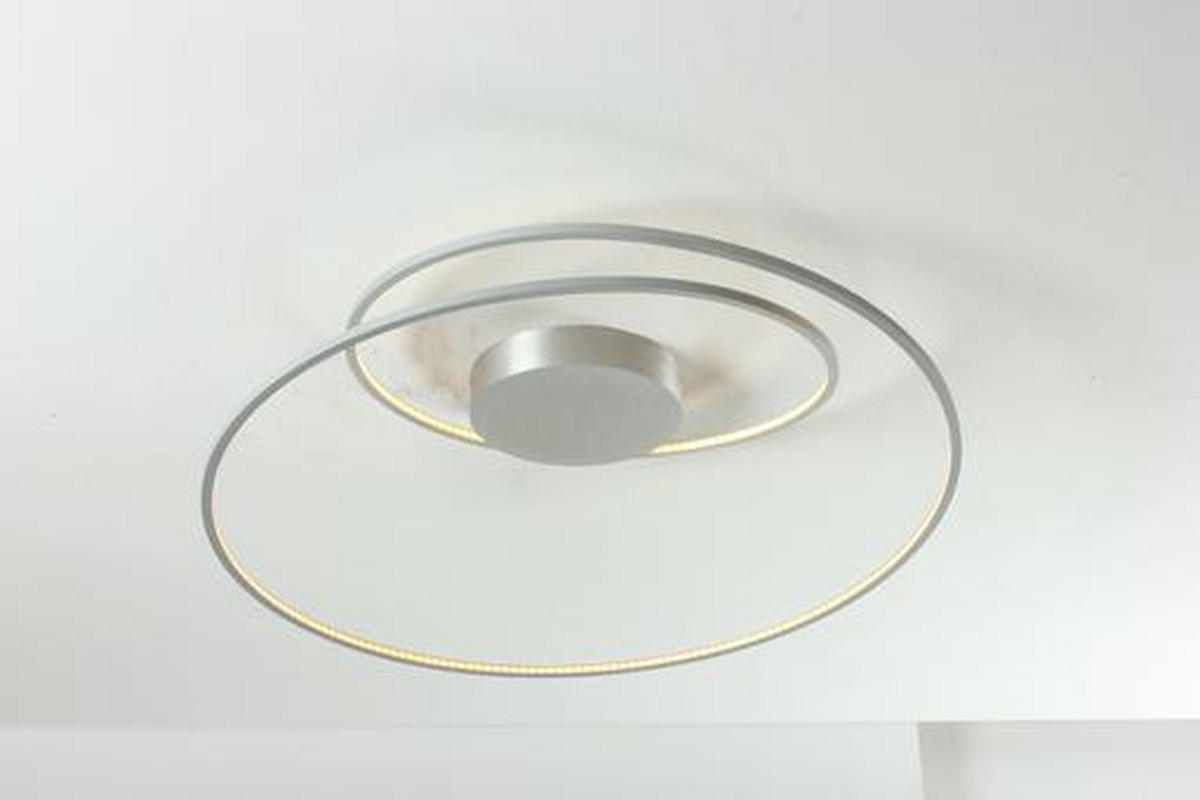 LED-DECKENLEUCHTE 75/30 cm   - Alufarben, Design, Metall (75/30cm) - BOPP
