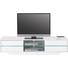 TV-ELEMENT Weiß - Weiß, Design, Glas (160/36/40cm)