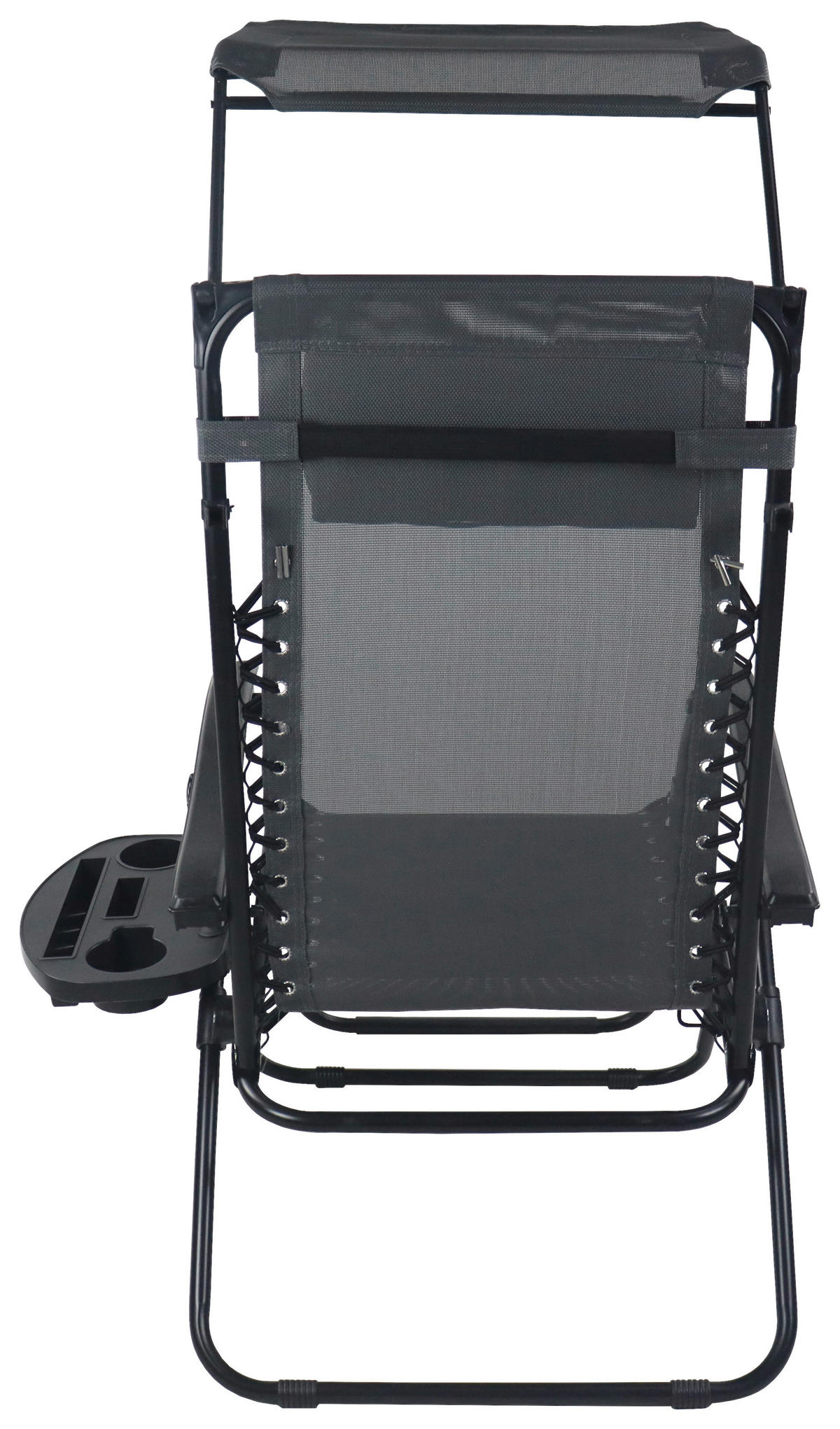 GARTENLIEGE 64/133/91 cm  - Hellgrau, MODERN, Textil/Metall (64/133/91cm) - Gardenson